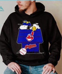 Cleveland Indians Snoopy And Woodstock The Peanuts Baseball shirt