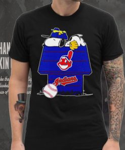 Cleveland Indians Snoopy And Woodstock The Peanuts Baseball shirt