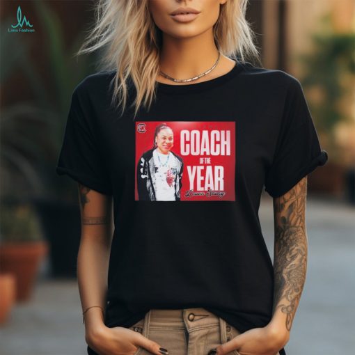 Coach of the year Dawn Staley South Carolina Gamecocks shirt