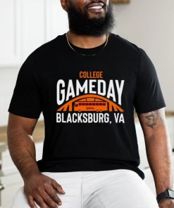 College Gameday Swva Blacksburg Va Bus Logo T shirt