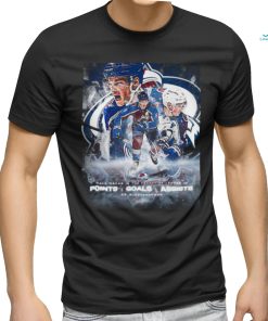 Colorado Avalanche Cale Makar Is The Franchise Leader In Points Goals Assists As A Defense Man Signature T shirt
