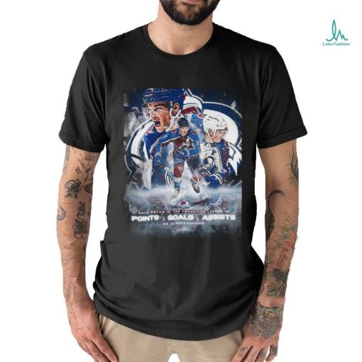 Colorado Avalanche Cale Makar Is The Franchise Leader In Points Goals Assists As A Defense Man Signature T shirt