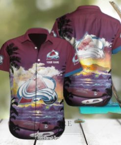 Colorado Avalanche Custom Name Full Print 3D Hawaiian Shirt