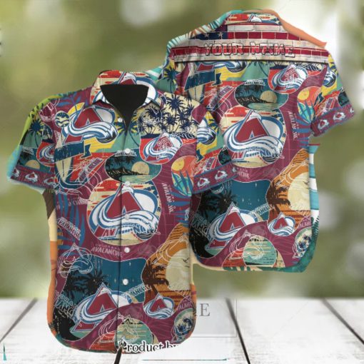 Colorado Avalanche Custom Name Gift Ideas 3D Hawaiian Shirt