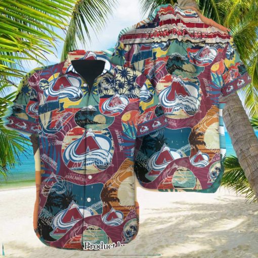 Colorado Avalanche Custom Name Gift Ideas 3D Hawaiian Shirt