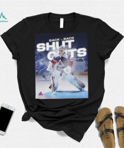 Colorado Avalanche back to back shutouts Justus Annunen vs. Chicago 2024 poster shirt