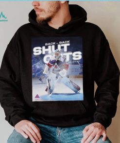 Colorado Avalanche back to back shutouts Justus Annunen vs. Chicago 2024 poster shirt