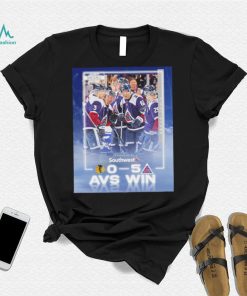 Colorado Avalanche just means more presented by Southwest 0 5 AVS win poster shirt