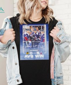 Colorado Avalanche just means more presented by Southwest 0 5 AVS win poster shirt