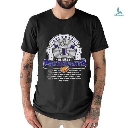 Colorado Nl West Participants back to shirt