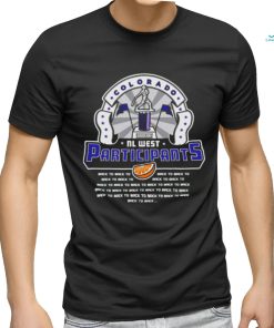 Colorado Nl West Participants back to shirt