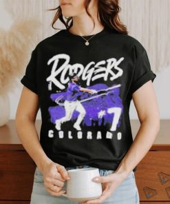Colorado Rockies Brendan Rodgers 7 Relentless Spirit Grunge Shirt