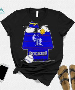 Colorado Rockies Snoopy And Woodstock The Peanuts Baseball shirt