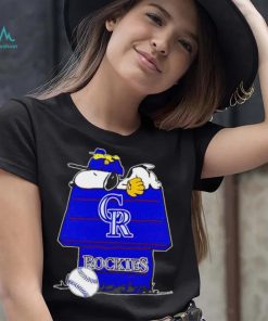 Colorado Rockies Snoopy And Woodstock The Peanuts Baseball shirt, hoodie, sweater, long sleeve and tank top Colorado Rockies Snoopy And Woodstock The Peanuts Baseball shirt