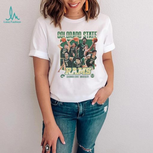 Colorado State NCAA Men’s Basketball Official 2023 2024 Post Season T Shirt