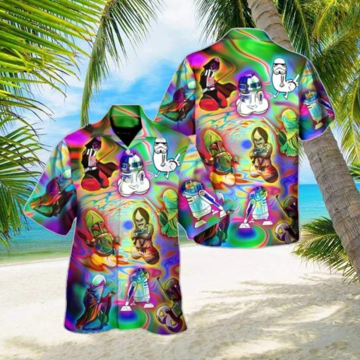 Colorful Funny Star Wars Hawaiian Shirt Unique Gift