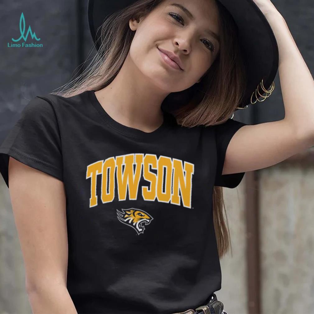 Colosseum Men's Towson Tigers Black T Shirt Colosseum Men's Towson Tigers Black T Shirt