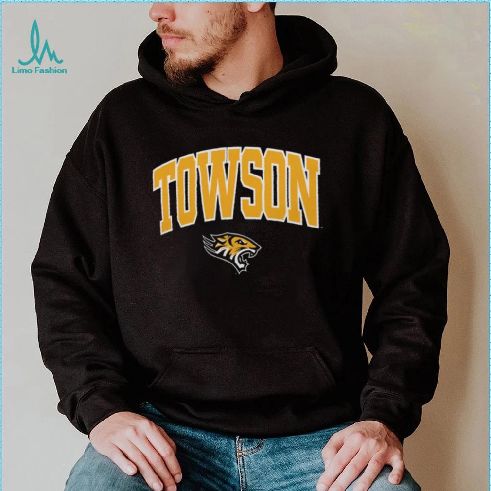 Colosseum Men's Towson Tigers Black T Shirt Colosseum Men's Towson Tigers Black T Shirt
