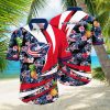 Columbus Blue Jackets NHL Hawaiian Shirt Tropical Skull Design For Men Women