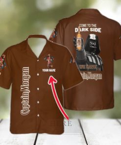 Come To The Dark Side We Have Captain Morgan Custom Name Full Print Hawaiian Shirt