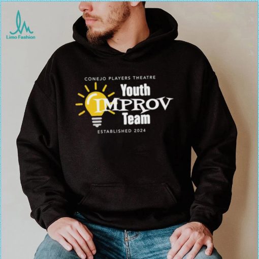 Conejo Players Theatre Youth Improv Team 2024 logo shirt