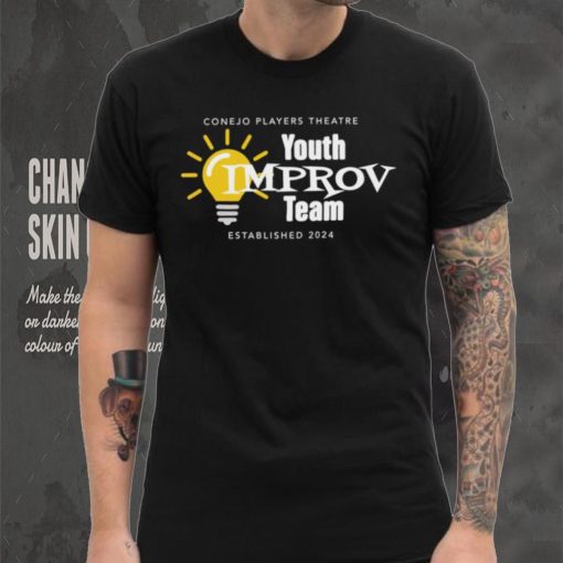 Conejo Players Theatre Youth Improv Team 2024 logo shirt