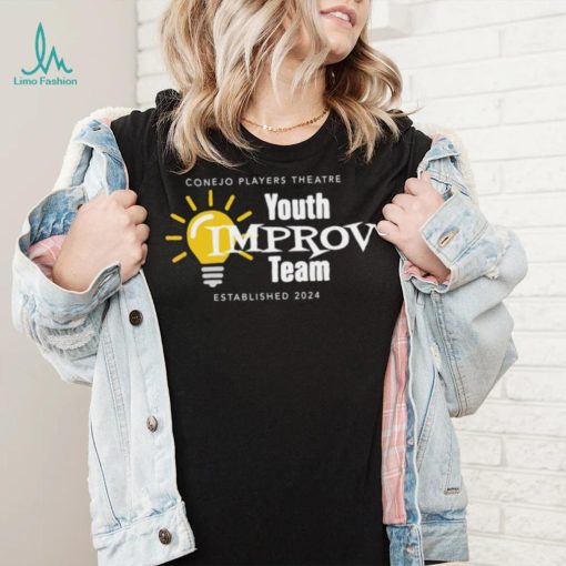 Conejo Players Theatre Youth Improv Team 2024 logo shirt