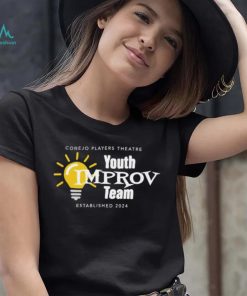 Conejo Players Theatre Youth Improv Team 2024 logo shirt