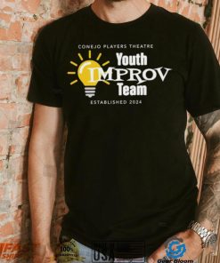 Conejo Players Theatre Youth Improv Team 2024 logo shirt