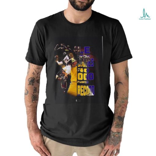 Congrats King James Lebron James Scoring King In Nba With 40000 Points Record T shirt