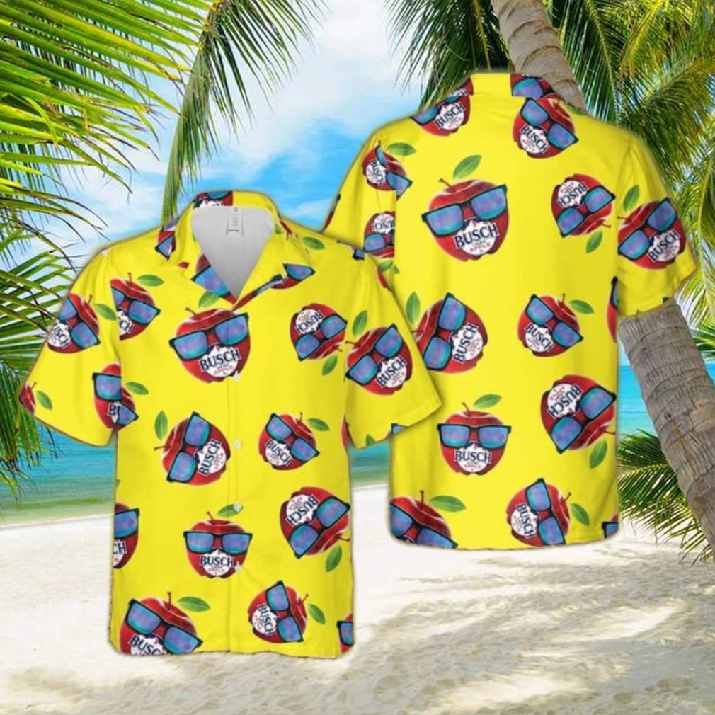 Cool Busch Light Apple Hawaiian Shirt For Men Women Cool Busch Light Apple Hawaiian Shirt For Men Women