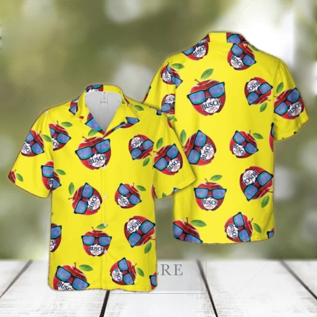 Cool Busch Light Apple Hawaiian Shirt For Men Women Cool Busch Light Apple Hawaiian Shirt For Men Women