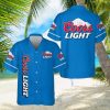 Coors Light Beer Flower Tropical Hawaiian Shirt For Men Women