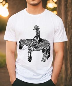 Cowgirl On Horse Mandala Horse Mandala Girl shirt