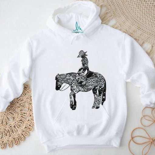 Cowgirl On Horse Mandala Horse Mandala Girl shirt