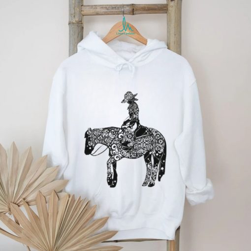 Cowgirl On Horse Mandala Horse Mandala Girl shirt