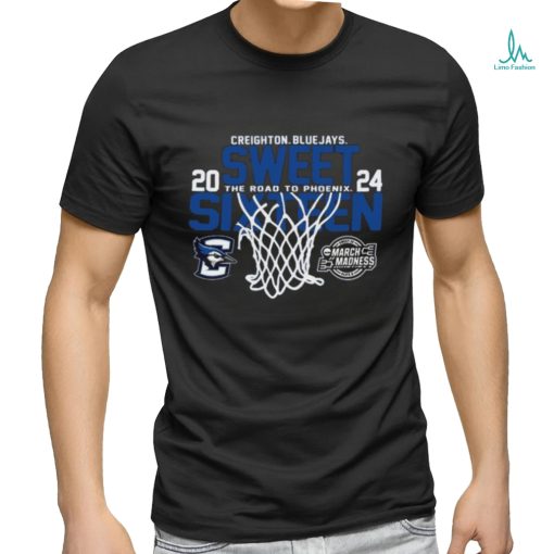 Creighton Bluejays 2024 Sweet 16 The Road To Phoenix Shirt