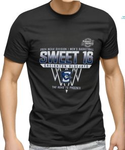 Creighton Bluejays Sweet 16 DI Men’s Basketball 2024 The Road To Phoenix Shirt