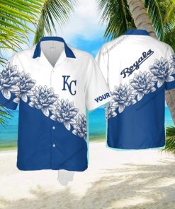 Custom Name MLB Kansas City Royals Souvenir New Beach Hawaiian Shirt Flower For Men And Women