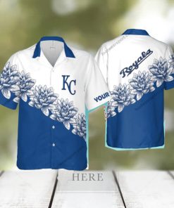 Custom Name MLB Kansas City Royals Souvenir New Beach Hawaiian Shirt Flower For Men And Women