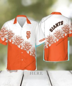 Custom Name MLB San Francisco Giants Hibiscus New AOP Hawaiian Shirt Flower For Men And Women