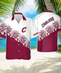 Custom Name NBA Cleveland Cavaliers Stylish New Aloha Hawaiian Shirt Flower For Men And Women