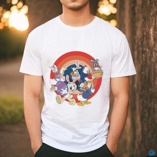 Cute Disney Family Easter Eggs Bunny rainbow shirt