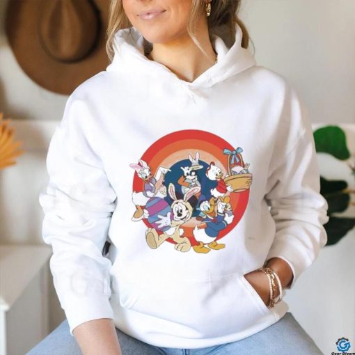Cute Disney Family Easter Eggs Bunny rainbow shirt