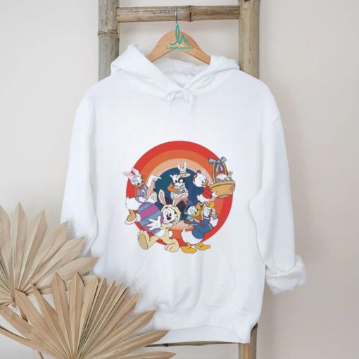 Cute Disney Family Easter Eggs Bunny rainbow shirt