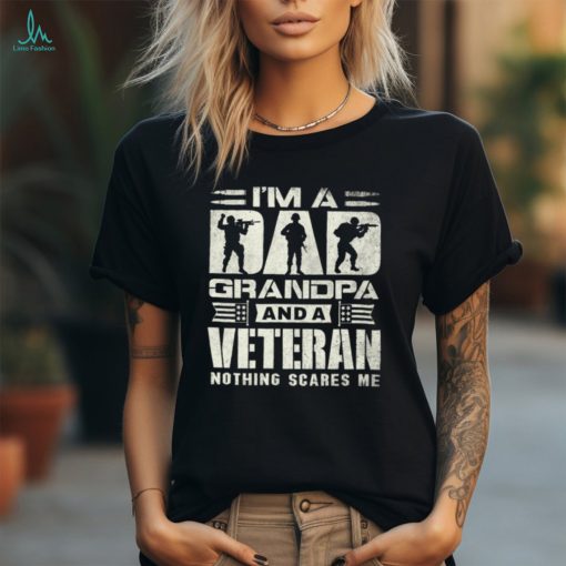 DAD GRANDPA VETERAN T SHIRT