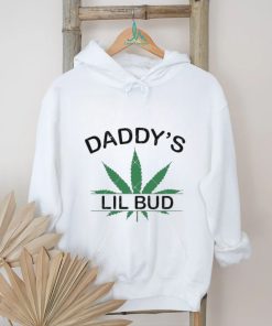 Daddys Lil Bud Marijuana Leaf Cannabis Silhouette shirt