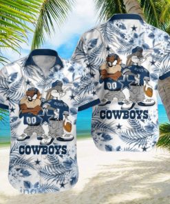 Dallas Cowboys Hawaiian Shirt Taz and Bugs For NFL Team