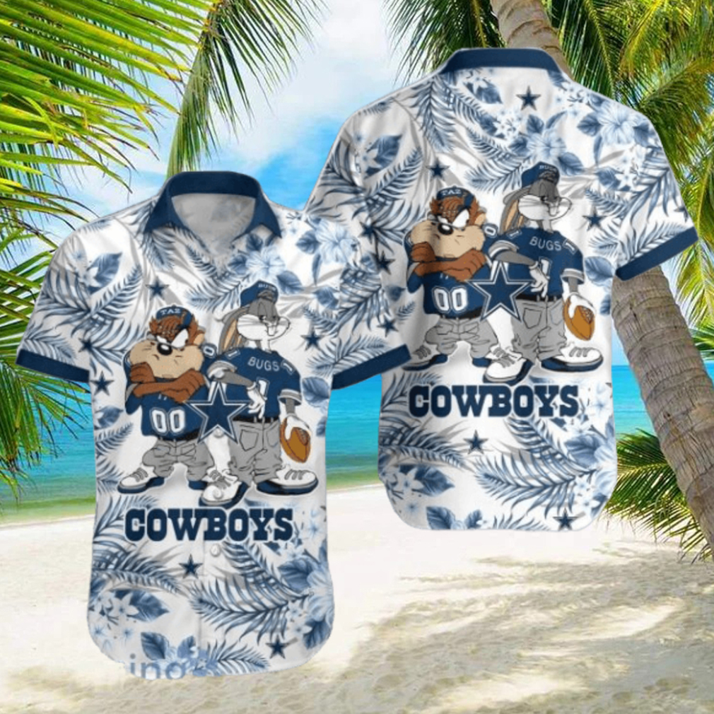 Dallas Cowboys Hawaiian Shirt Taz and Bugs For NFL Team - Limotees