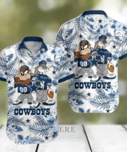 Dallas Cowboys Hawaiian Shirt Taz and Bugs For NFL Team